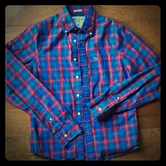 Abercrombie & Fitch long sleeve button down - Picture 2 of 3